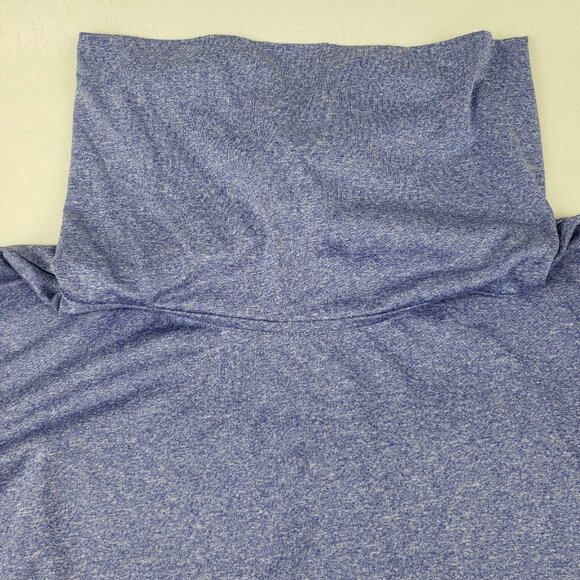 Albion Cowl Neck Pullover Sweatshirt Womens Large Blue Long Sleeve Active Top - Picture 4 of 12